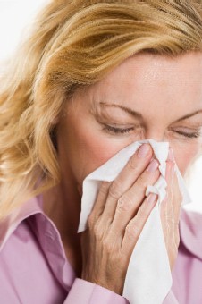 Sneeze, sneeze, go away, wanna blow my nose another day.  Get Well Soon!